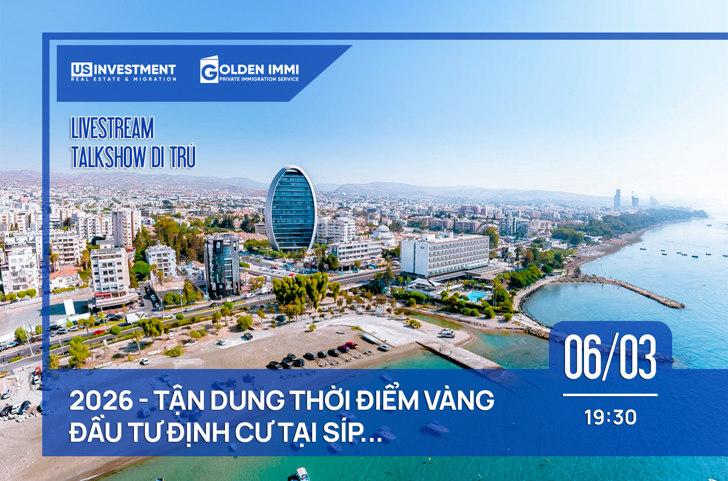 LIVESTREAM TALKSHOW ĐẦU TƯ CHỦ ĐỀ: 2026 - TẬN DỤNG THỜI ĐIỂM VÀNG ĐẦU TƯ SÍP